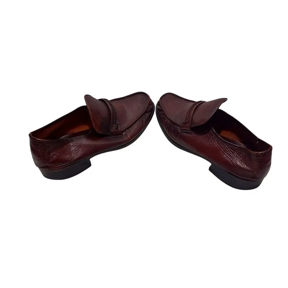 mens vintage size 11 roblee leather loafers.